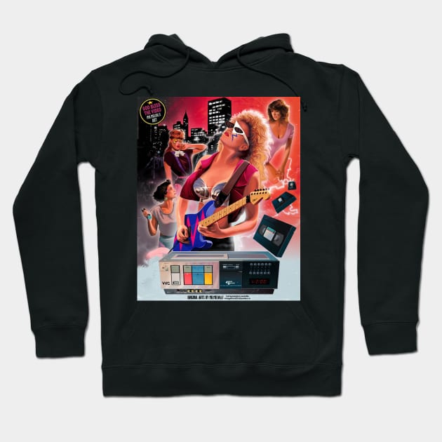 Guitar Woman Hoodie by Mr.Melville